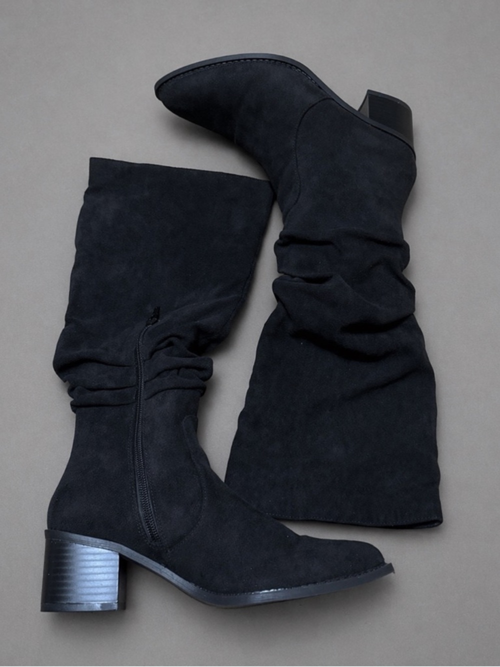 Athlefit women’s black knee high boots